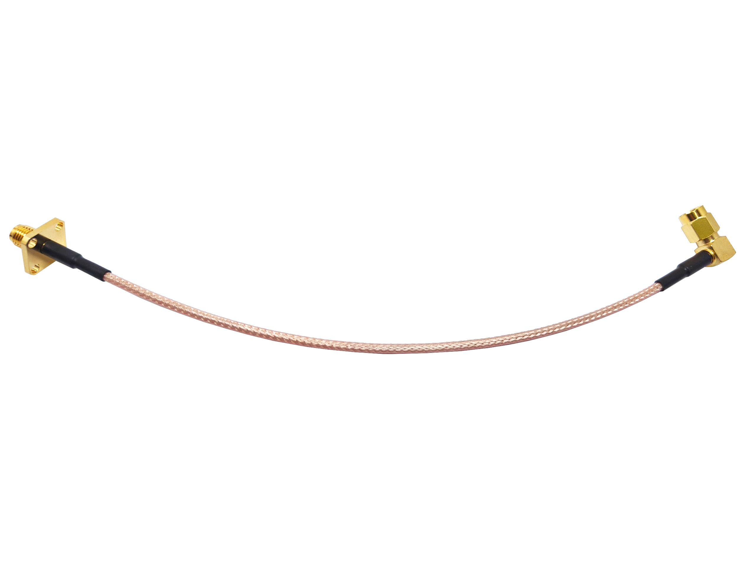 2 cables de extensión coaxial RG316 para redes inalámbricas y videovigilancia (2 pies)