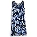 Produktbild iCerber Damen Kleid Retro Ärmellos Kurz Brautjungfern Kleid Spitzenkleid Abendkleider CocktailKleid Partykleid Elegant Spitzenkleid Festliche für Hochzeit Knielang Cocktailkleid (L,Blau)