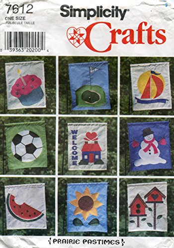 Drapeaux de gazon résistants Simplicity 7612 style prairie pour grands espaces