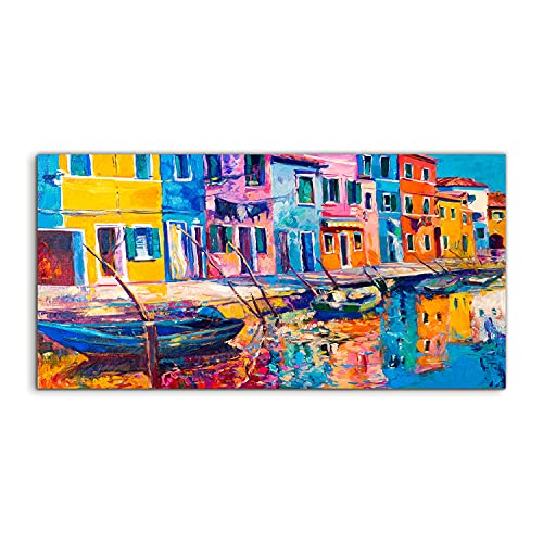 Tableau acrylique haut de gamme 120x60cm décoration murale design paysage urbain