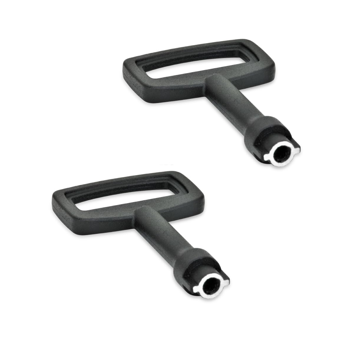 Ganter Standard Elements | GN 115 | Use with Double Bitted Key Lock with Socket – Pack of 2, Black, GN 119.2-86-VDE5-SW