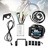 Contrôleur de moteur 36 V 48 V 250 W, écran LCD 8H, accessoires pour vélo électrique, scooter, avec dissipation thermique, écran LCD ABS, fonctions de protection multiples, #5