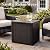 Quictent 30 Gallon Outdoor Deck Box, Resin Waterproof Lockable Storage Box for Patio Cushions, Garden Tools, Pool Accessories, Weatherproof Outdoor Storage Container (Black)
