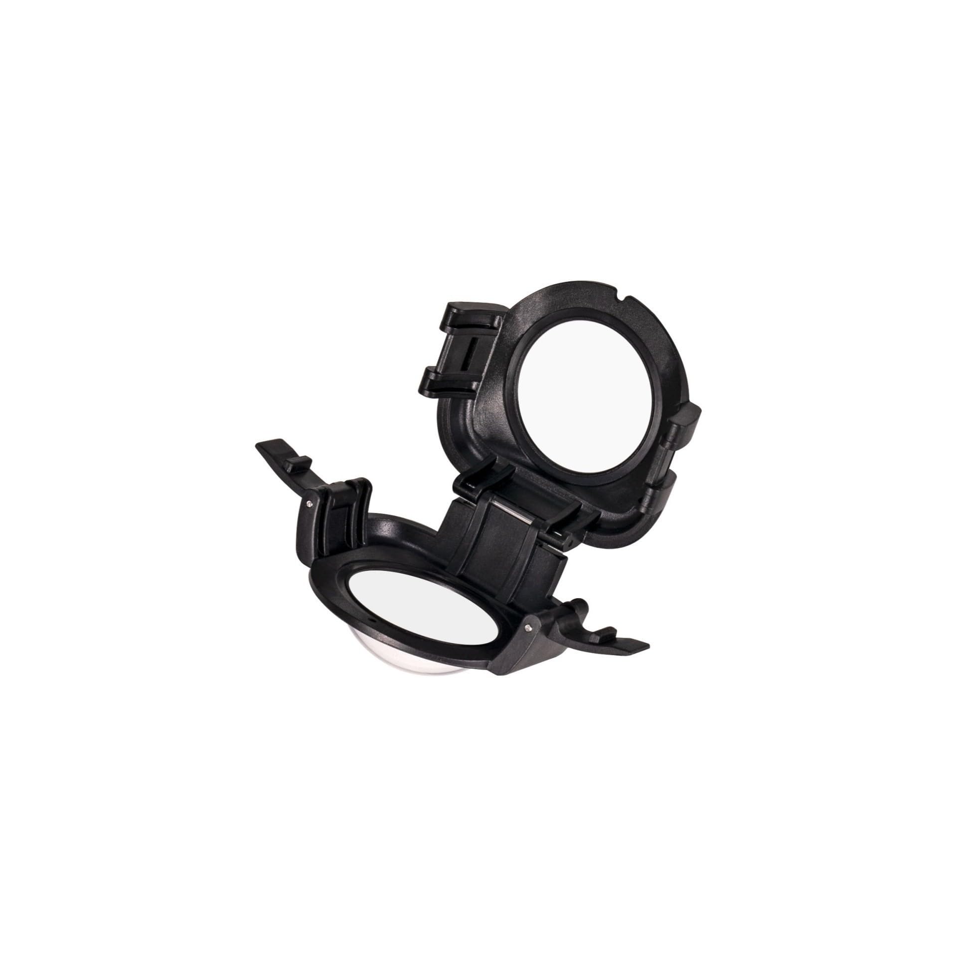 Standard Plastic PC Glass Buckle Type Lens Guard Protector Case Cover for Instas 360 X4 Action Camera, Black - Image 3
