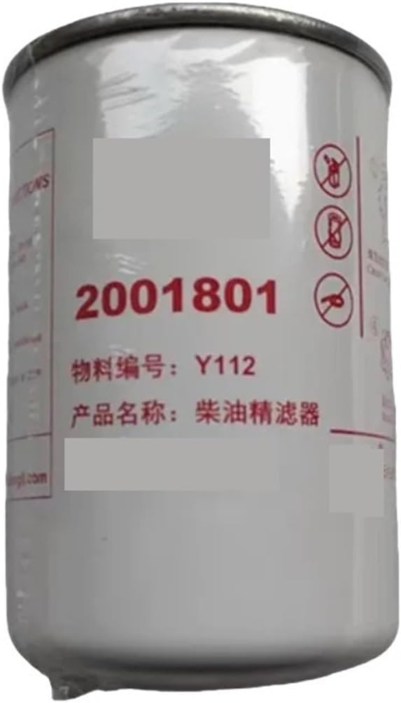 Y112 fuel filter 2001801; Suitable for light truck engine diesel fuel filter Y112 Y10003904 2001801