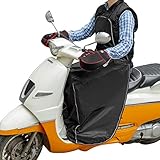 KEMIMOTO Coprigambe Scooter Caldo Universale, Coprigambe Scooter Impermeabile e Antivento adatto Piccolo Moto