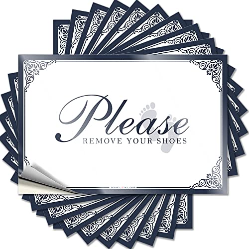 Car Window Stickers Please Remove Your Shoes Funny Sticker 10 Pcs Funny Stickers for Cars Funny Signs for Man Cave (Size : 6X9CM)