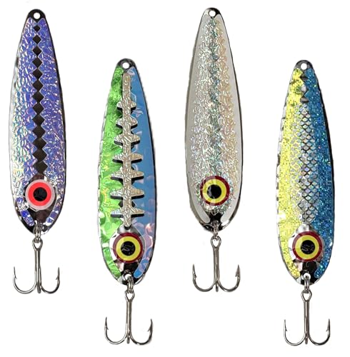 Pro King's Magnum Fishing Spoons - Holographic Lures