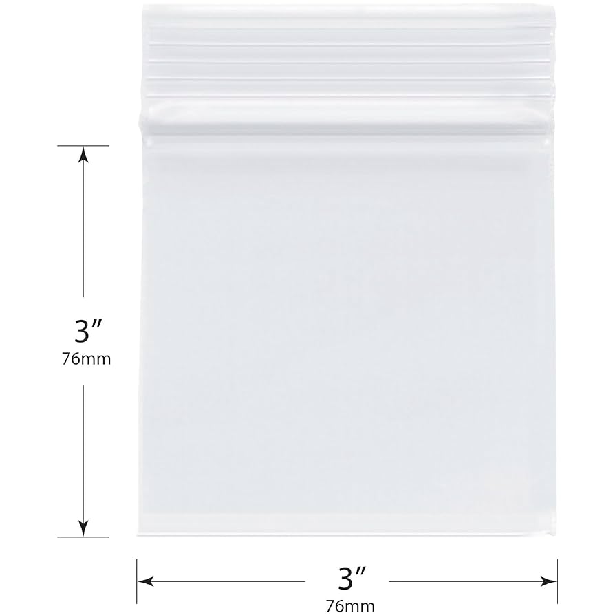 Amazon | Plymor(プライモー)3インチ╳3インチ 4ミル高耐久性再