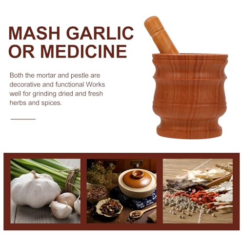 Machacador de ajo de PP con juego para moler especias manual 2
