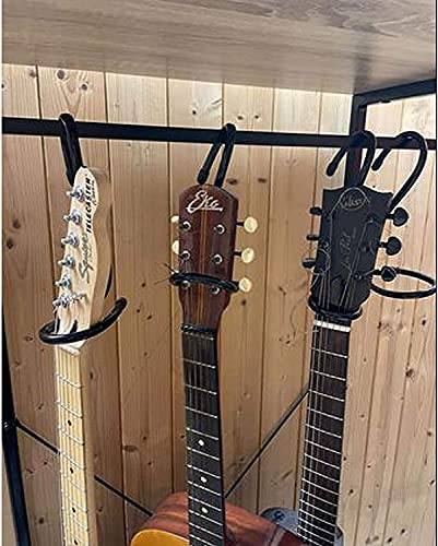 Lot de 2 supports de guitare portables avec rembourrage en caoutchouc antidérapant – Guitare non incluse - Les Beatles, Paul McCartney, John Lennon, RIngo Starr, George Harrison Lot de 2 supports de guitare portables avec rembourrage en caoutchouc antidérapant – Guitare non incluse – Image 5