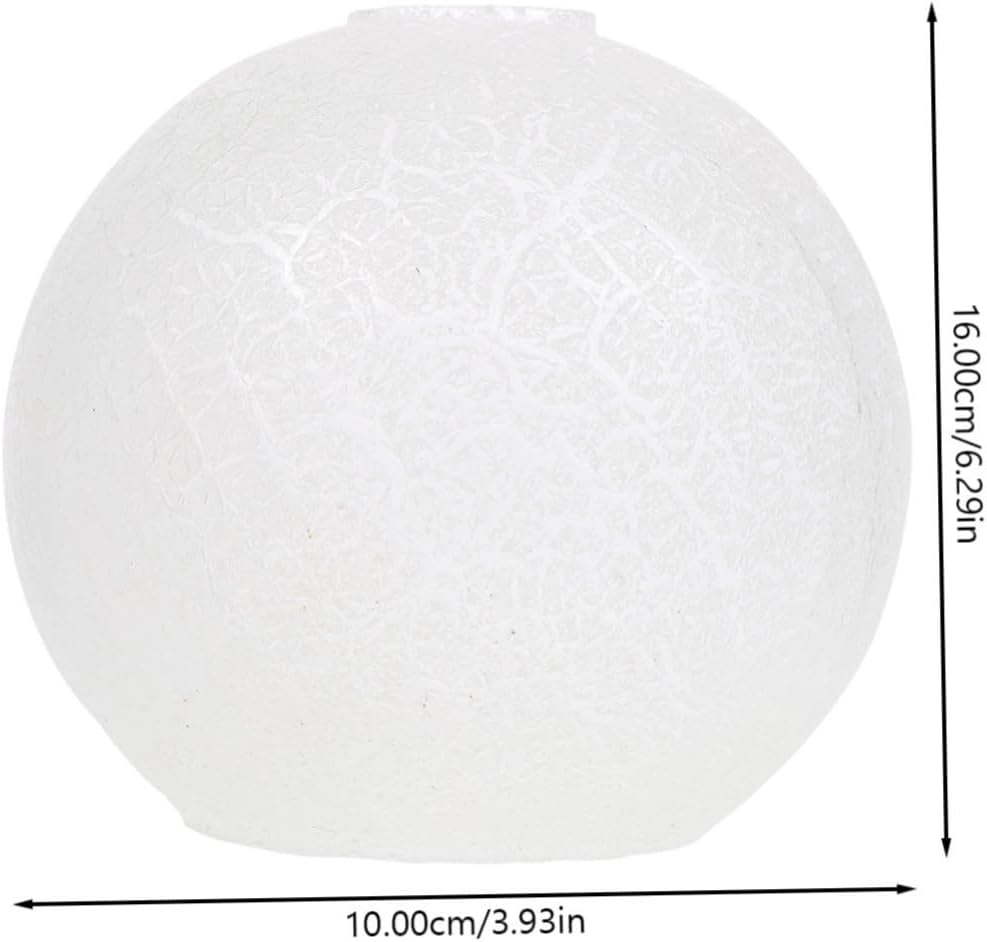 Artibetter Cracked Texture Glass Pendant Light Shade Small Indoor Lampshade for Creative Lighting Effects Easy to Care Fits Home Bedroom and More Diameter