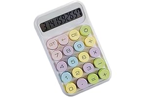 Graphing Equations: Multi-Functional Mechanical Keyboard Calculator in White