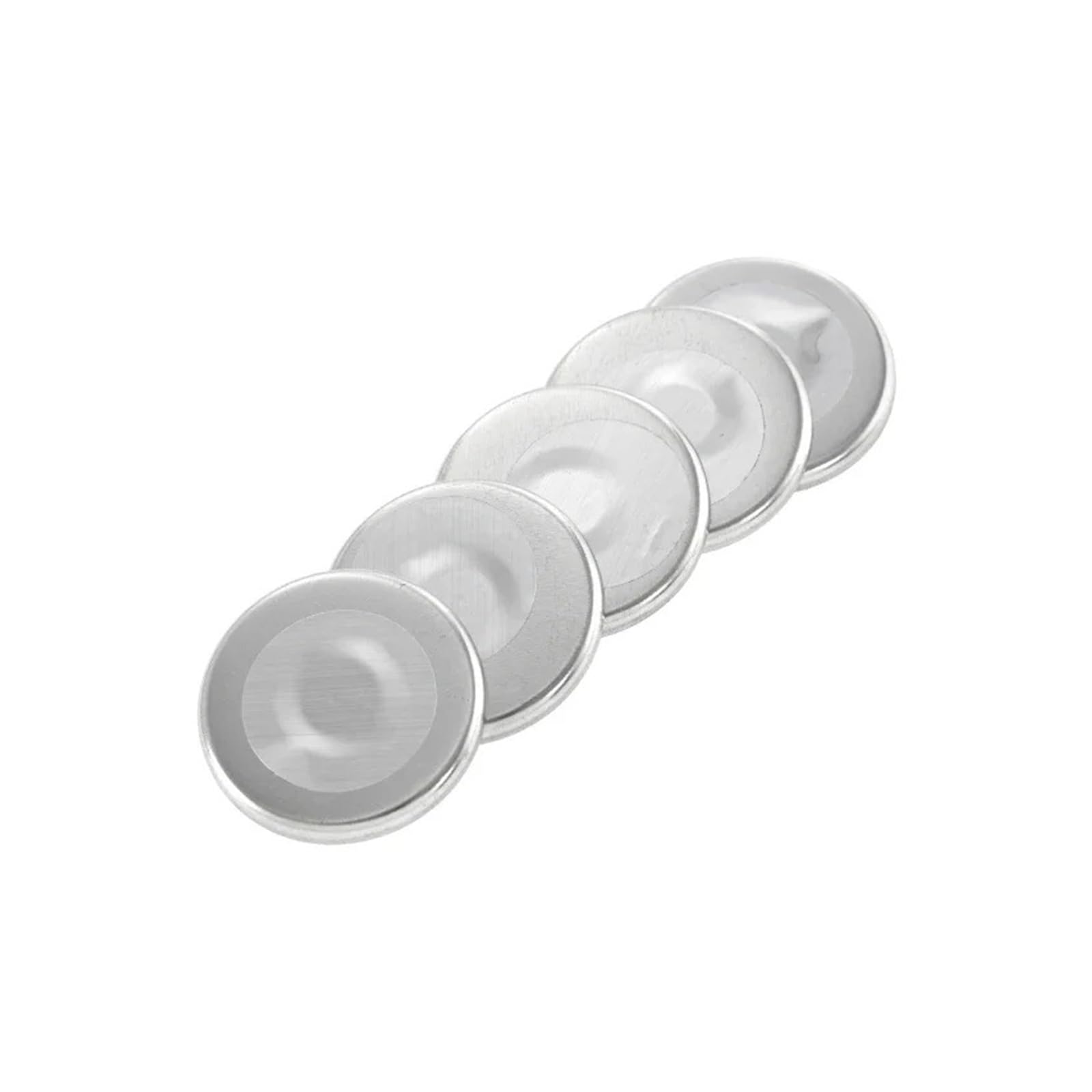 100 piezas de consumibles for máquina de insignias con imán magnético fuerte for refrigerador, 25-58 mm, pieza de botón de insignia en blanco for bricolaje Uso generalizado(58mm 100PCS)