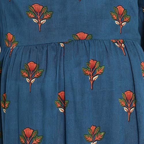 Image of Mine4Nine Women's Rayon Wrap Maxi Casual Dress