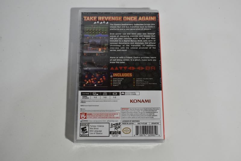 Contra Anniversary Collection (Switch Limited Run #140) - Nintendo Switch - Image 7