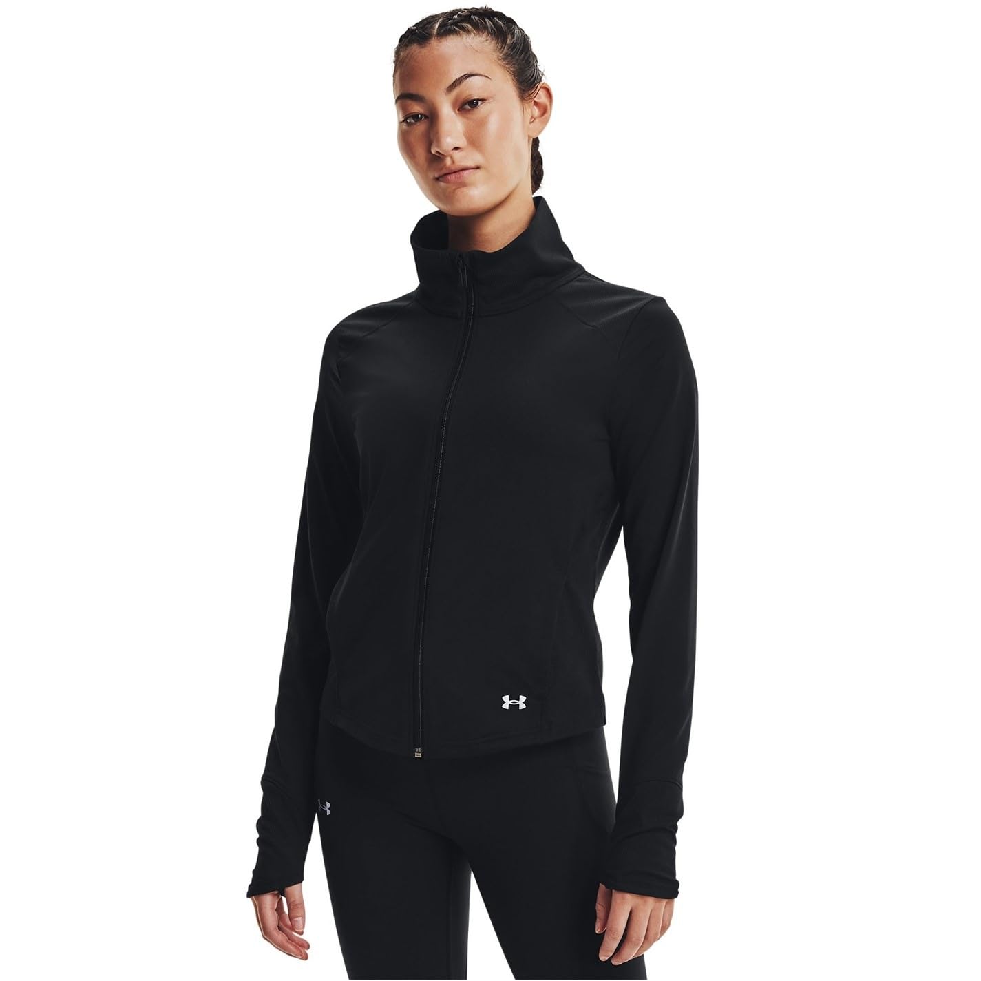 Under Armour Meridian Jacket Black/Metallic Silver MD (US 8-10)
