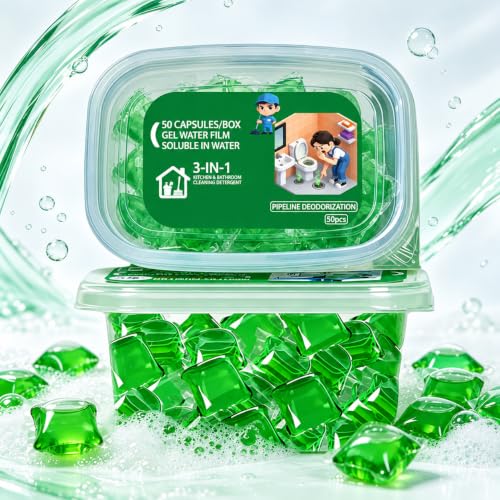 Bio-Enzym-Kapseln zur Geruchsbeseitigung im Abfluss (50 pcs)