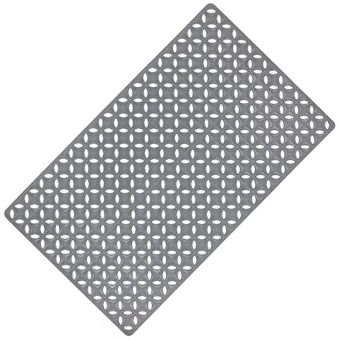 WELTRXE Anti-Slip Bathroom Mat with Suction Cups Cover