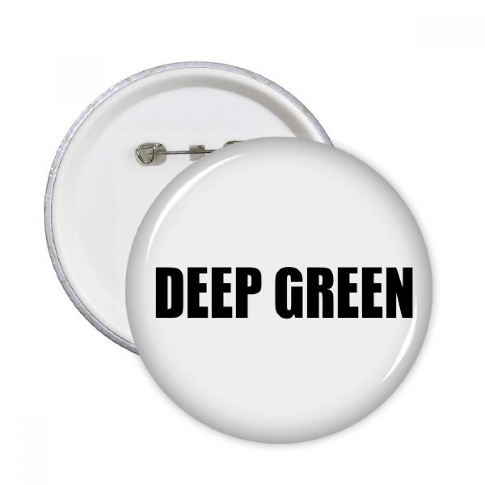 Pins Badge Bouton Couleur Deep Green pour Customiser une Veste Terne Facilement - 3