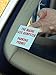 Sticker Shield - Windshield Sticker Applicator for Easy Application, Removal and Re-Application from Car to Car - 5 Packs of 4 inch x 6 inch Sheets (Total of 10 Sheets)
