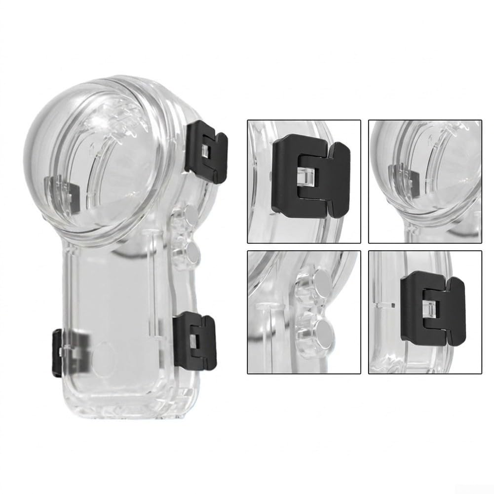 Carcasa impermeable de buceo de 50 m para Insta360 X-4 Air, liberación