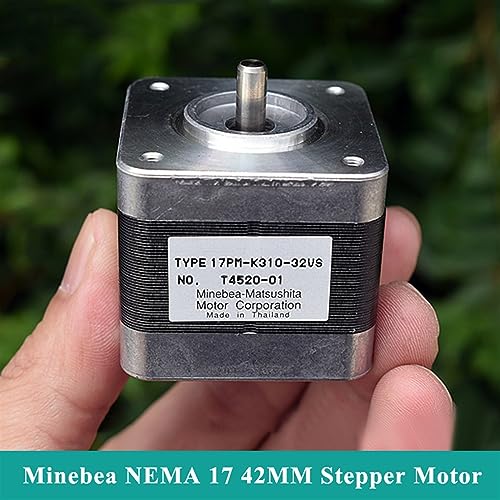 Moteur pas à pas hybride 17 42mm résistant aux pertes de pas avec son arbre robuste de 5mm