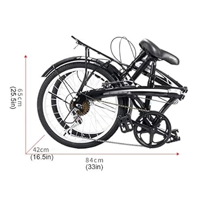 Zlw-shop Faltbares Fahrrad Erwachsene Ultralight beweglicher faltender Fahrrad kann im Auto-Kofferraum Fahrrad platziert Werden Faltrad im Freien – Bild 4