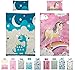 Produktbild Kinder Bettwäsche, Babybettwäsche 100x135 cm + 40x60 cm 100% Baumwolle für Jungen und Mädchen in verschiedenen Designs Prinzessin