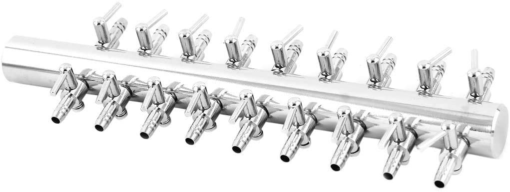 Jainsons Pet Products Stainless Steel Aquarium Air Pump Tube Splitter, Regulator Valve Fish Tank Air Line Divider for Fish Tank Biofloc(18 Way Outlet) (B08K4CQBZN) Amazon Price History, Amazon Price Tracker