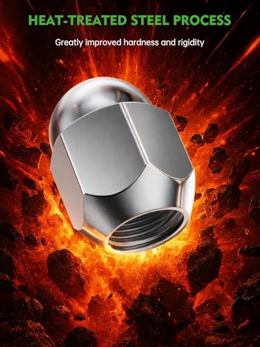 Image of AUTOPTIM M12x1.25 OEM Lug Nuts - 20 Pcs Chrome for Subaru Factory Wheel
