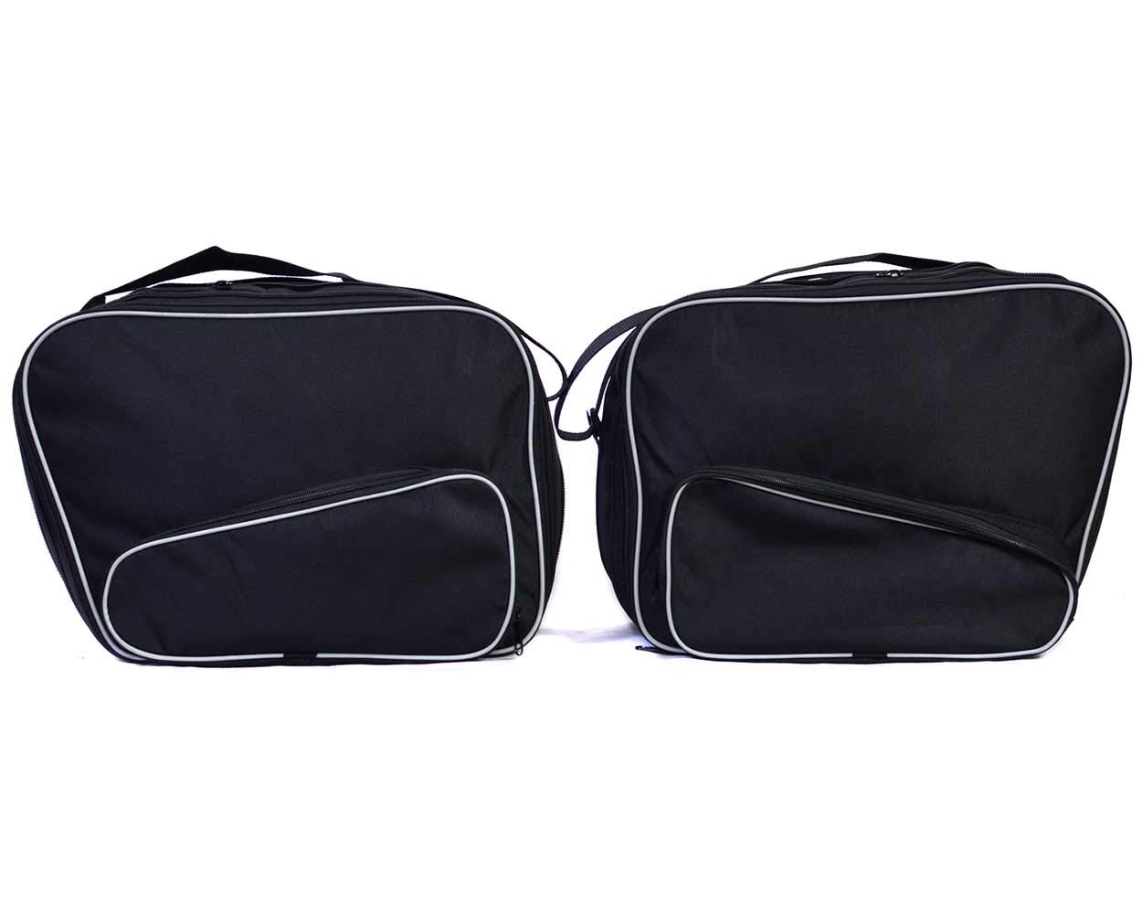 GREAT BIKERS GEAR - Pannier Liner Bags for BMW R1250RT Panniers Printed Pair Black
