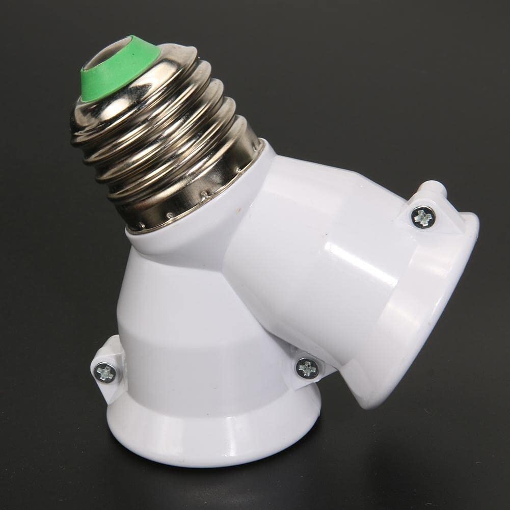 Amazon.co.jp: 2 in 1 E27ランプソケットスプリッターアダプター電球 