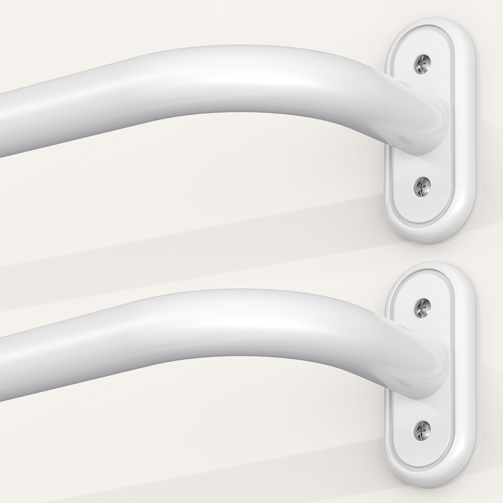 Blackout Curtain Rods - Modern Wrap Around Design -20