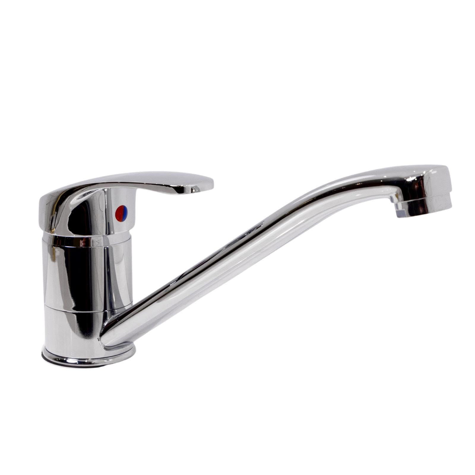 Liquida Chrome Vs626ch Single Top Lever Kitchen Mixer Tap In