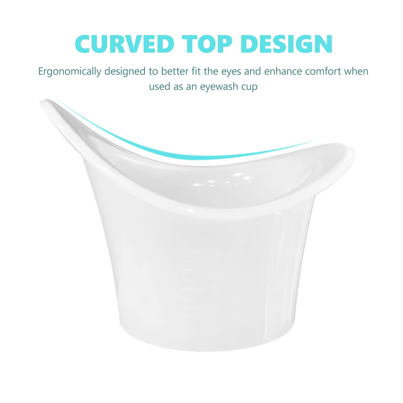 4 Pezzi 8 ML Tazza per Lavaggio Oculare Portatile, Tazza da Bagno per Occhi in Silicone, Tazze per Lavaggio Occhi Morbida Riutilizzabile,Tazze Liquida per La Doccia Per Occhio