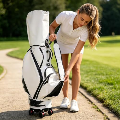 Base móvil para equipo de golf en campo de prácticas y entrenamientos de club 7