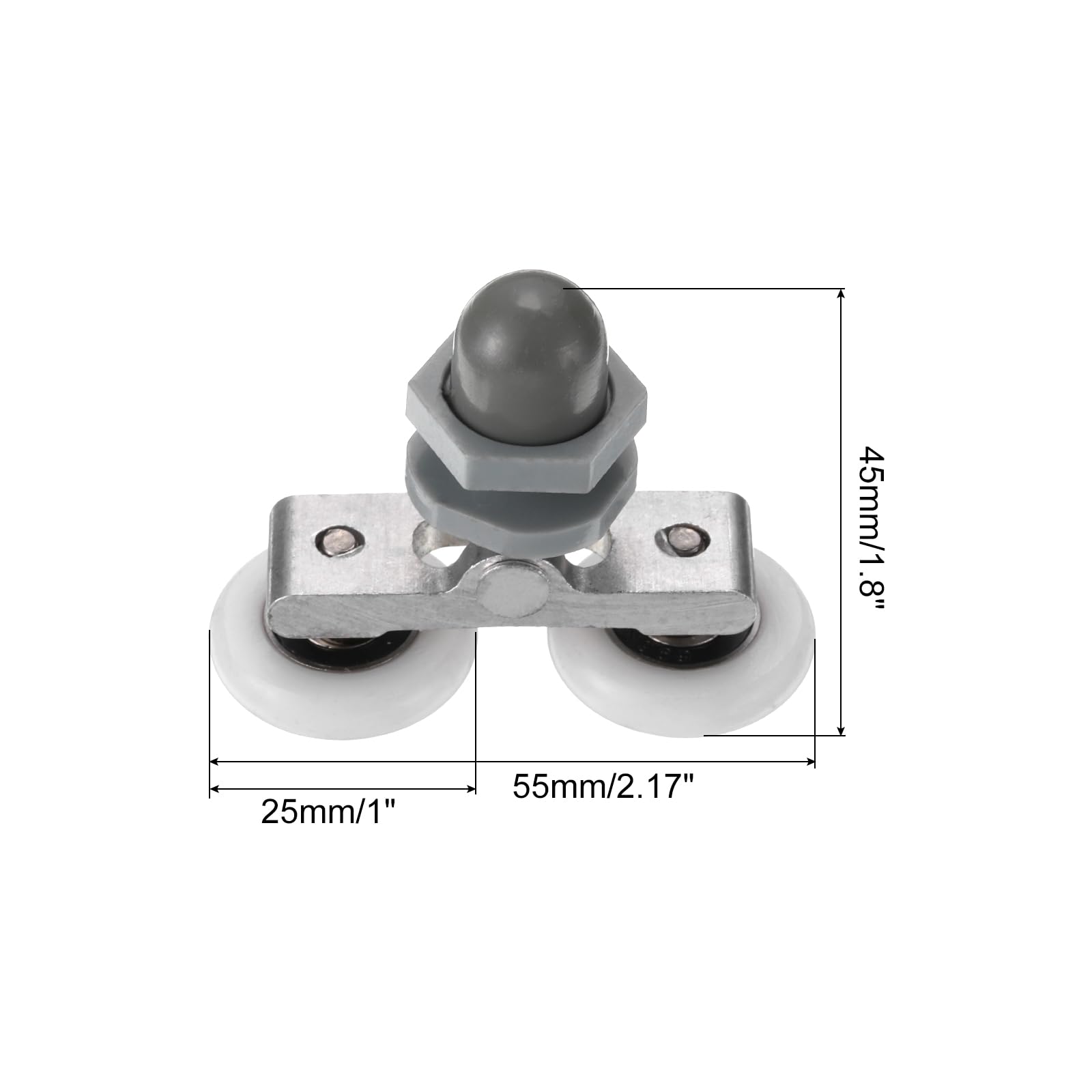 PATIKIL Shower Door Rollers 25mm/1" - Image 2