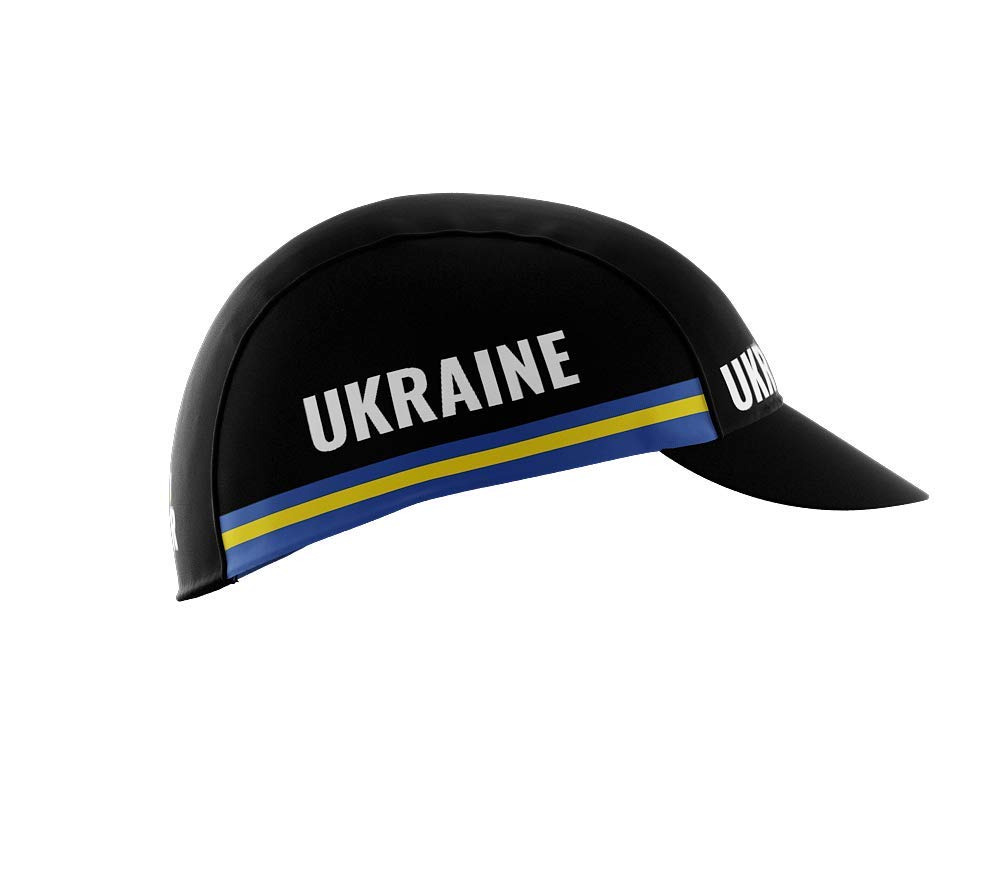 ScudoPro Ukraine Black Code Bike Cycling Cap Road MTB or Running