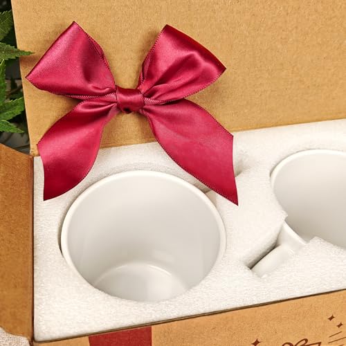 Set de 2 mugs de cerámica para pareja Mr and Mrs miniatura 5