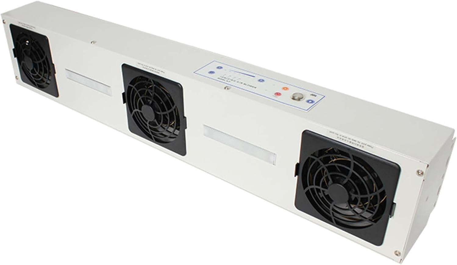 Trójgłowy Inteligentny Jonizator Powietrza do Czyszczenia Elektroniki i Przemysłu, Regulowany Przepływ 45-330 CFM z Uchwytem Montażowym 180° do Eliminacji Ładunków Statycznych