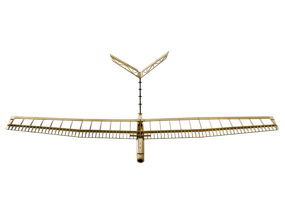 Viloga RC Model Airplanes Uzi Glider Plane, 1.4M Laser Cut Balsawood