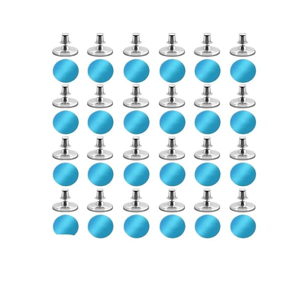 Cortina de metal con imán de pared, pack de 24 pares de clips magnéticos para ducha y ventanas