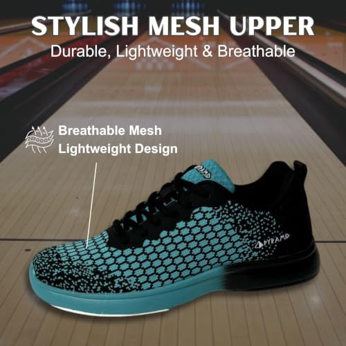 Image of Pyramid Women's Path Lite Seamless Mesh Bowling Shoes - Lightweight Seamless Design, Athletic Fit, Breathable Knit Upper, Universal Slide Soles