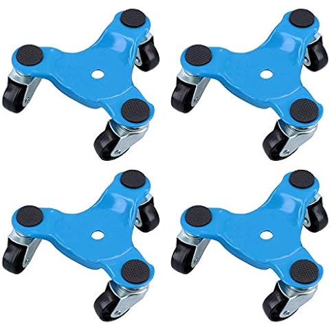 Caster Dolly 3 Wheel for Heavy Furniture Removal Moving Pack of Four SIL217 Cover