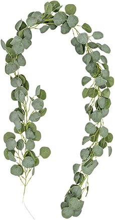 Xinlie Artificial Eucalipto Guirnalda Planta Eucalyptus Guirnaldas