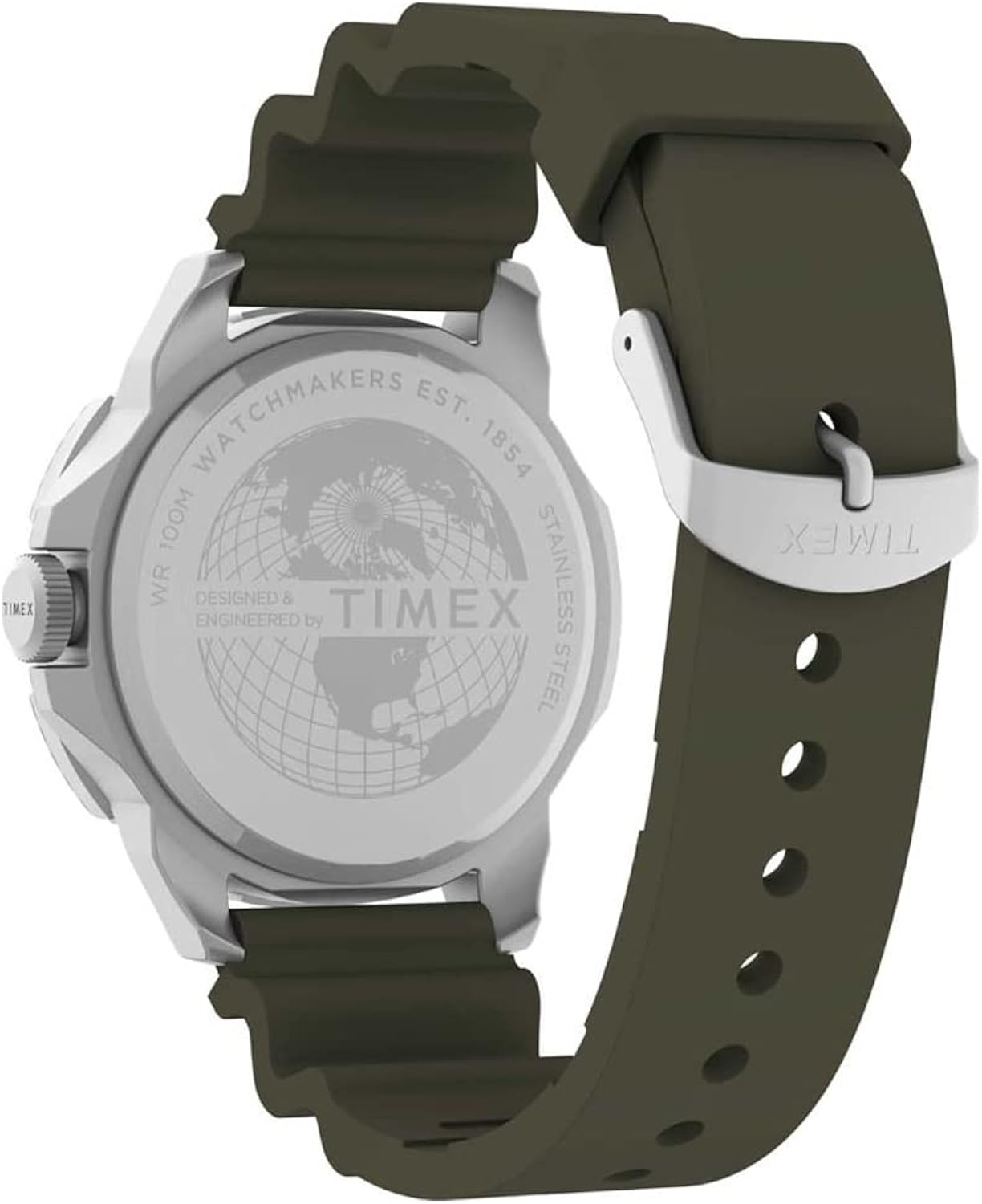 Timex Orologio analogico da uomo con cinturino in silicone Expedition North Ridge Timex Orologio analogico da uomo con cinturino in silicone Expedition North Ridge