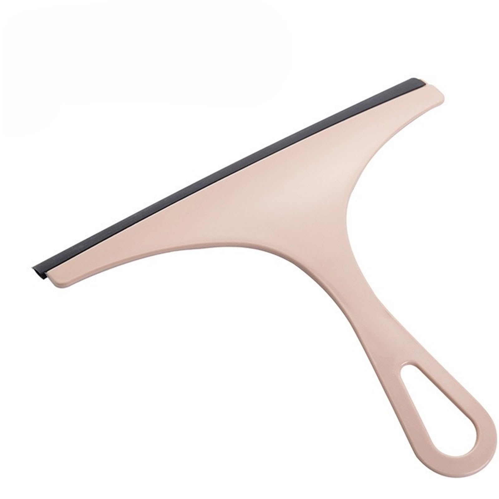 Glass Water Squeegee Double Sided Household Glass Scraper Wiper Window Professional Cleaning Tool(Pink)