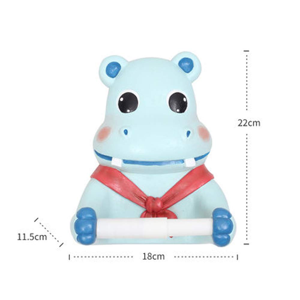 YIYIYU Cartoon Animal Toilet Paper Tube, Wall Hanging Toilet Paper 