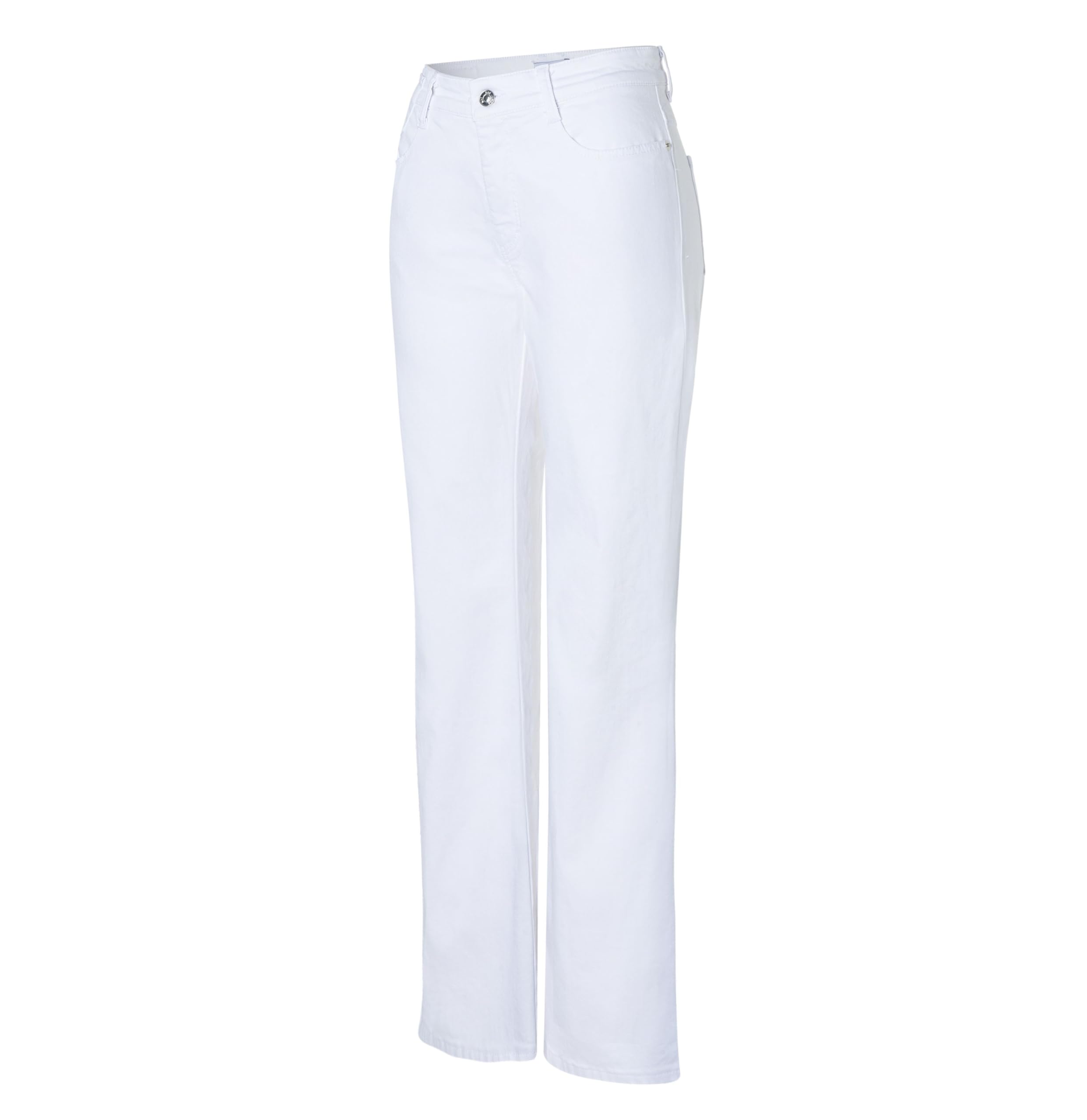 MAC Jeans - Laura, Authentic High Stretch Gabardine - Flared Fit - 5225-00-0423L-010 - weiß